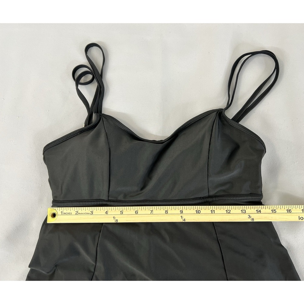Danify Swim Dress Black Swimsuit Skirted One Piece Size 44 Modest - Picture 6 of 11